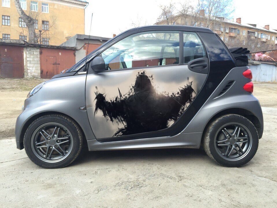 Smart Fortwo аэрография