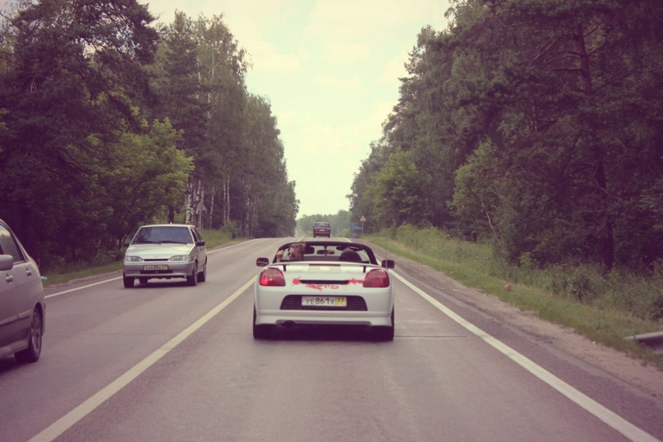 Выходная Кабрио-Туса. — Toyota MR-S, 1,8 л, 1999 года | путешествие ...