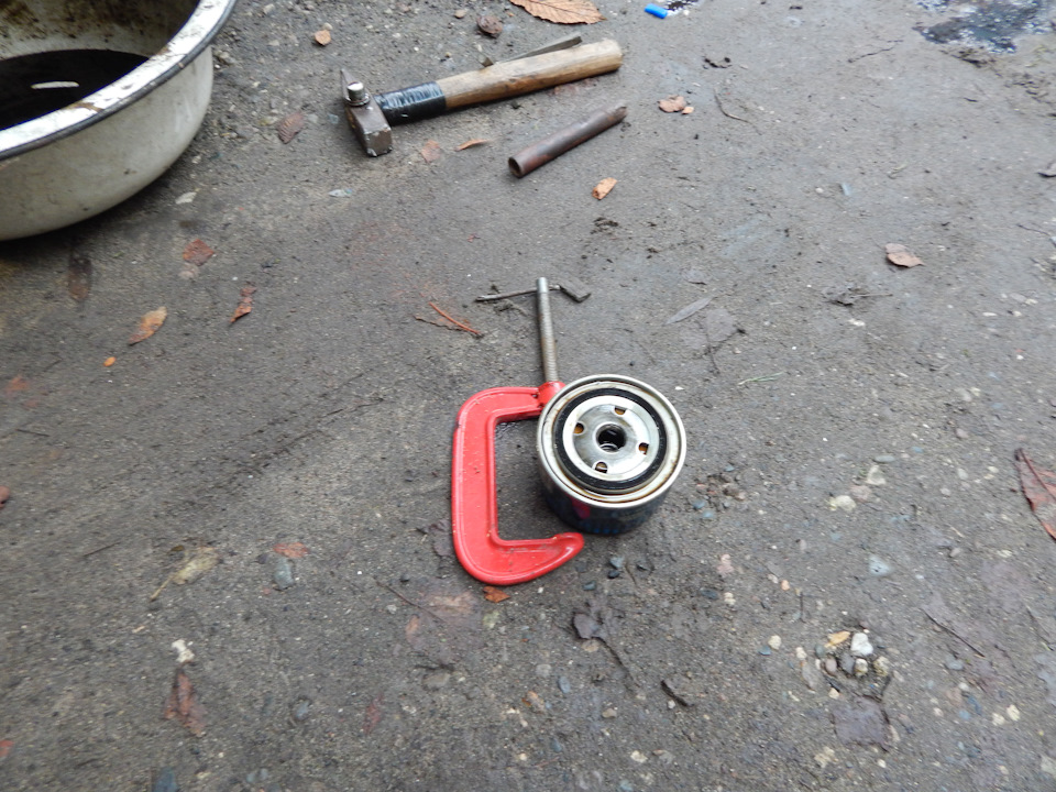 Выдавило масло из-под фильтра — ЗАЗ 1103, 1,2 л, 2003 года | плановое ...