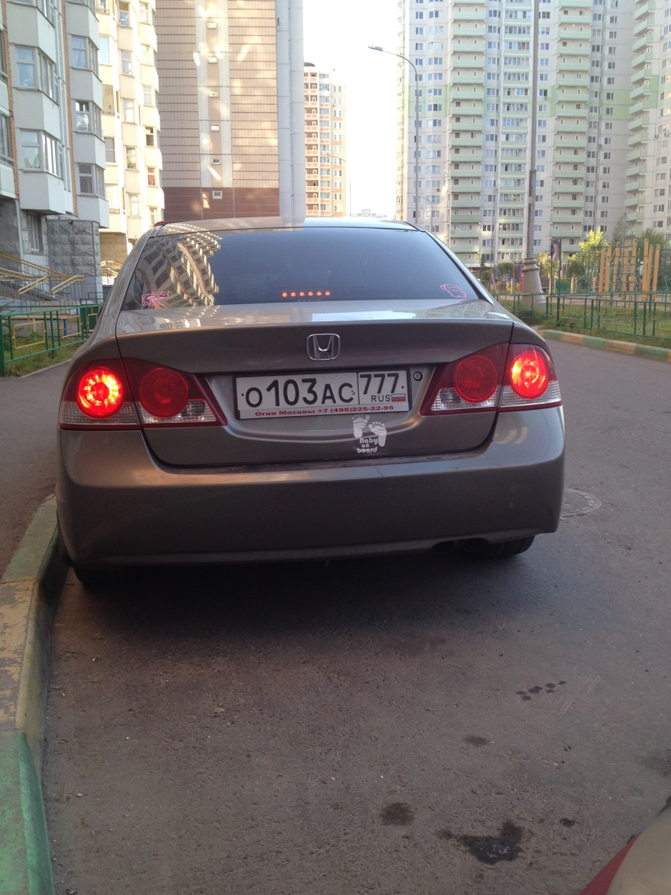 Доработки.Светодиодный стоп сигнал — Honda Civic 4D (8G), 1,8 л, 2008 ...