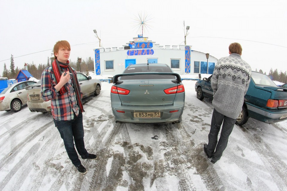 Покатушки в Мурманск — Mitsubishi Lancer X, 1,8 л., 2011 года ...