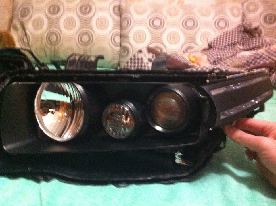 Как покрасить фары в черный, если никогда это не делал ? ч.1 — Honda ...