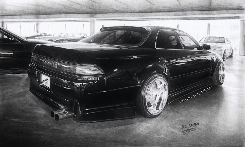 Mark 2 jzx90 рисунок