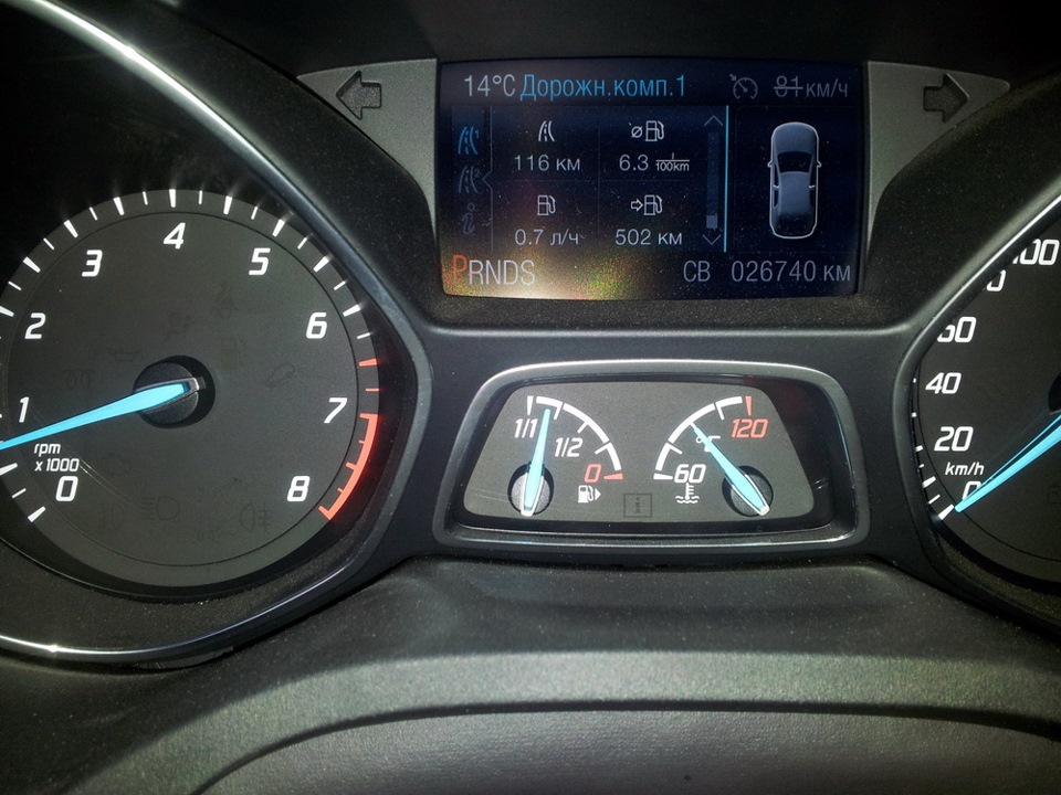 Рекорд в экономии топлива — Ford Kuga (2G), 1,6 л, 2014 года ...