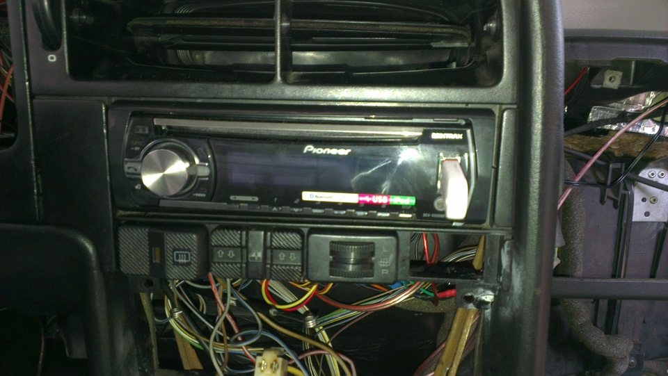 Ремонт проводки электрозеркал. Немного о музыке — Volkswagen Passat B3 ...