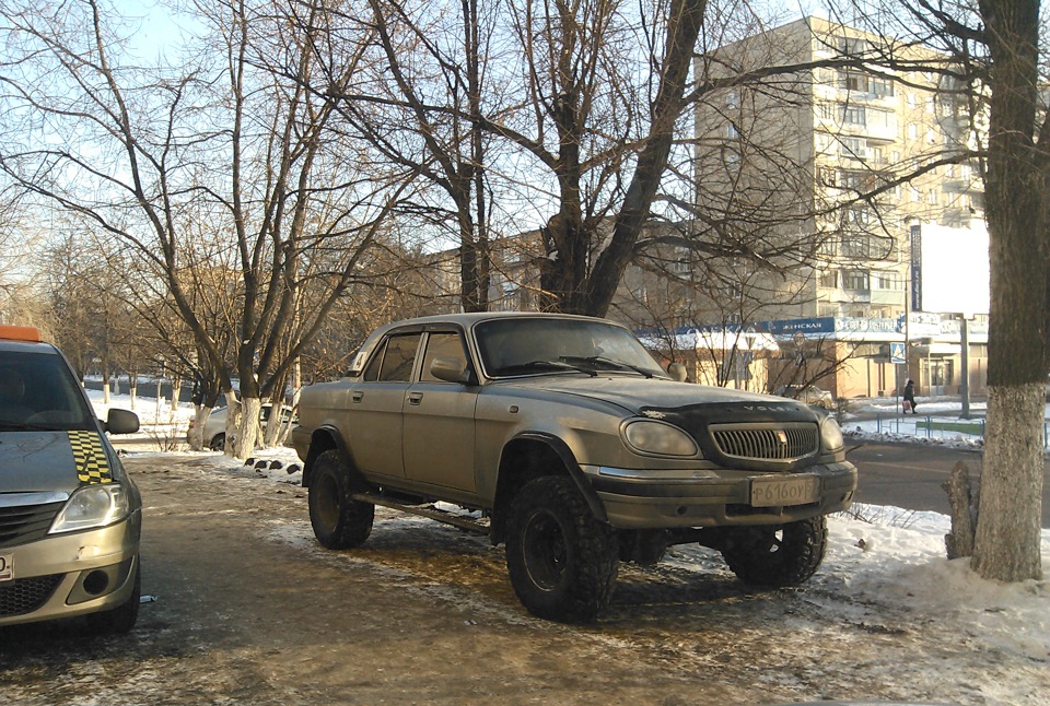 Волга на раме от уаза своими руками