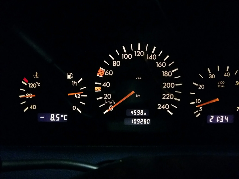 Замерил расход по километражу — Mercedes-Benz C-class (W202), 1,8 л ...