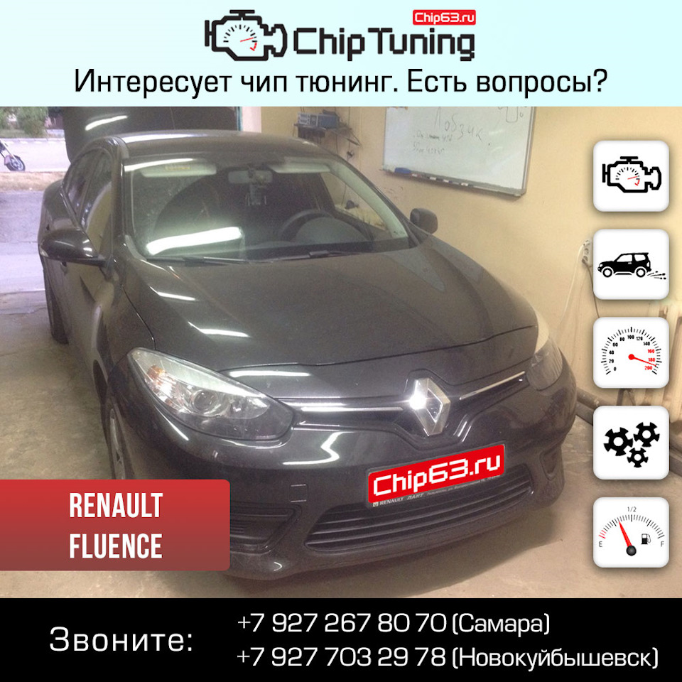 Renault Fluence — Chip63.ru на DRIVE2