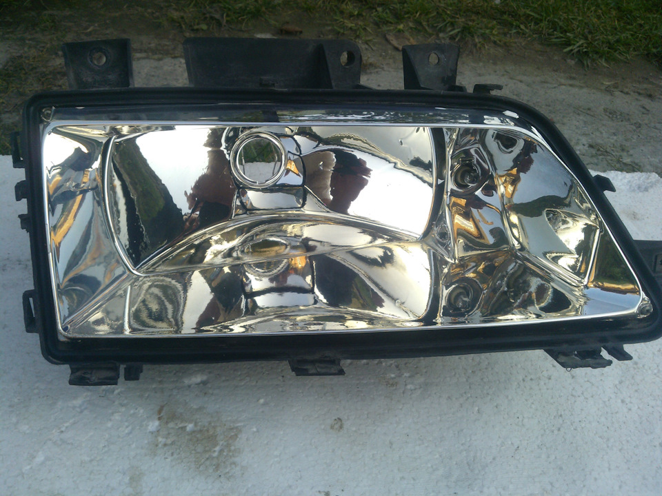 Восстановление рефлектора, отражателя фары. — Peugeot 405, 1,8 л, 1993 ...