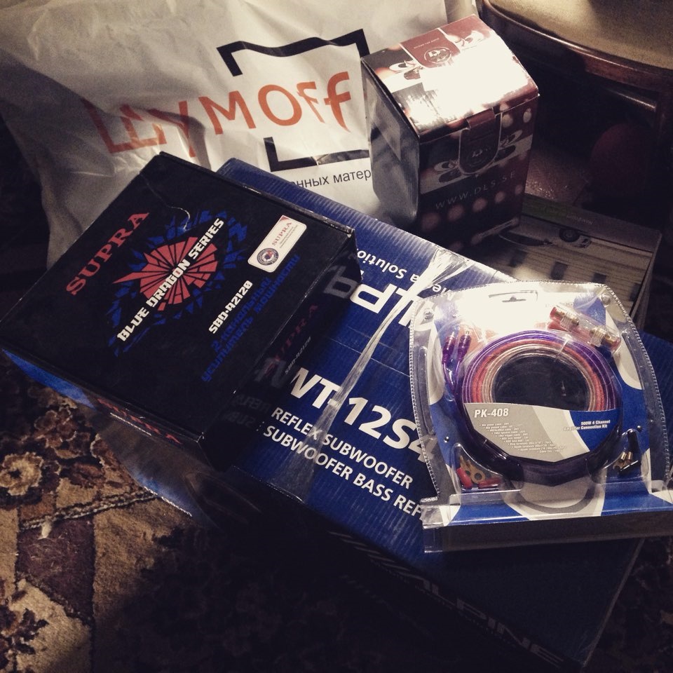 Как и обещал (саб, усилок, шумка) — Lada Приора седан, 1,5 л, 2008 года ...