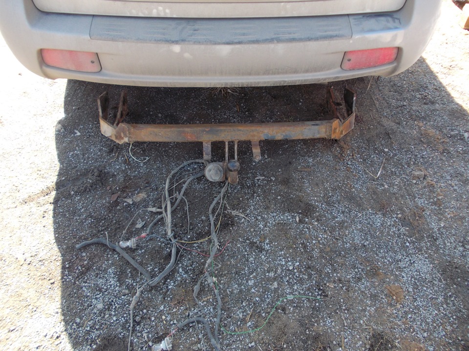 Фаркоп! — Hyundai Santa Fe (1G), 2,4 л, 2005 года | аксессуары | DRIVE2