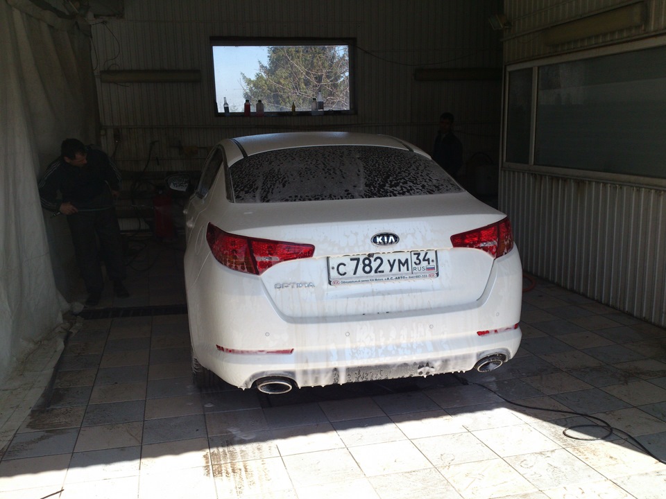 Глянцевая крыша — KIA Optima (3G), 2,4 л, 2012 года | стайлинг | DRIVE2