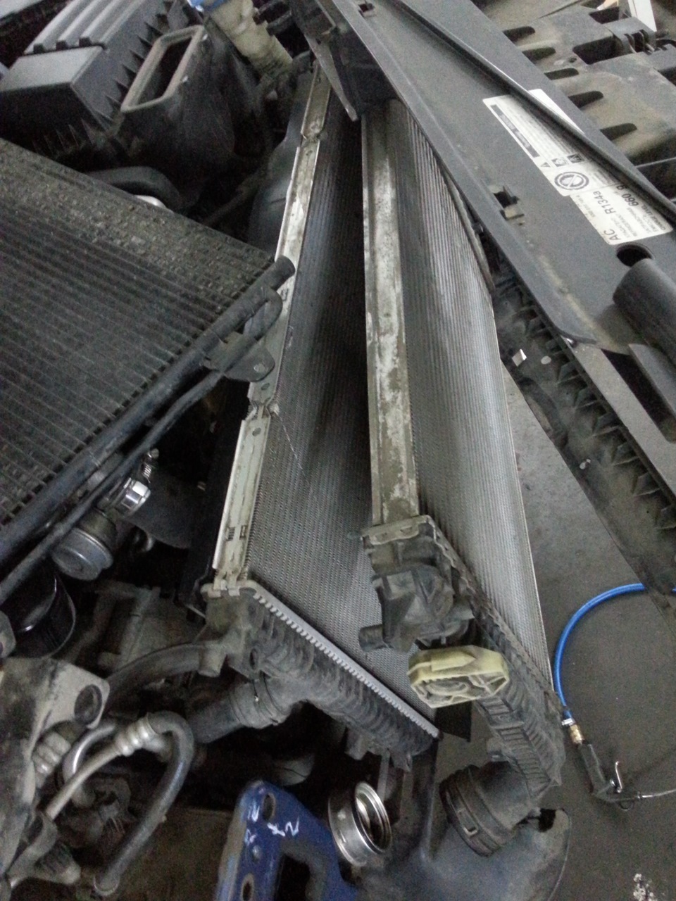 разводим радиаторы — Volkswagen Tiguan (1G)