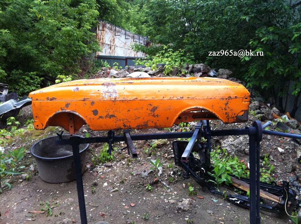 Пескоструйка в действии… ;) — Москвич 408, 0,5 л, 1979 года | кузовной ...