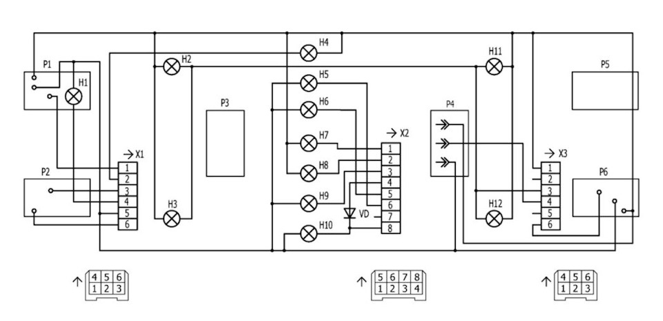 Схема реле поворотов ваз 21074 инжектор