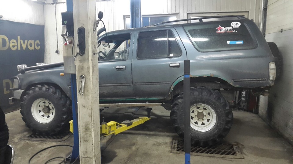 Проставки под шаровую 130VZN на заказ — Toyota 4Runner (II), 3 л., 1993 ...