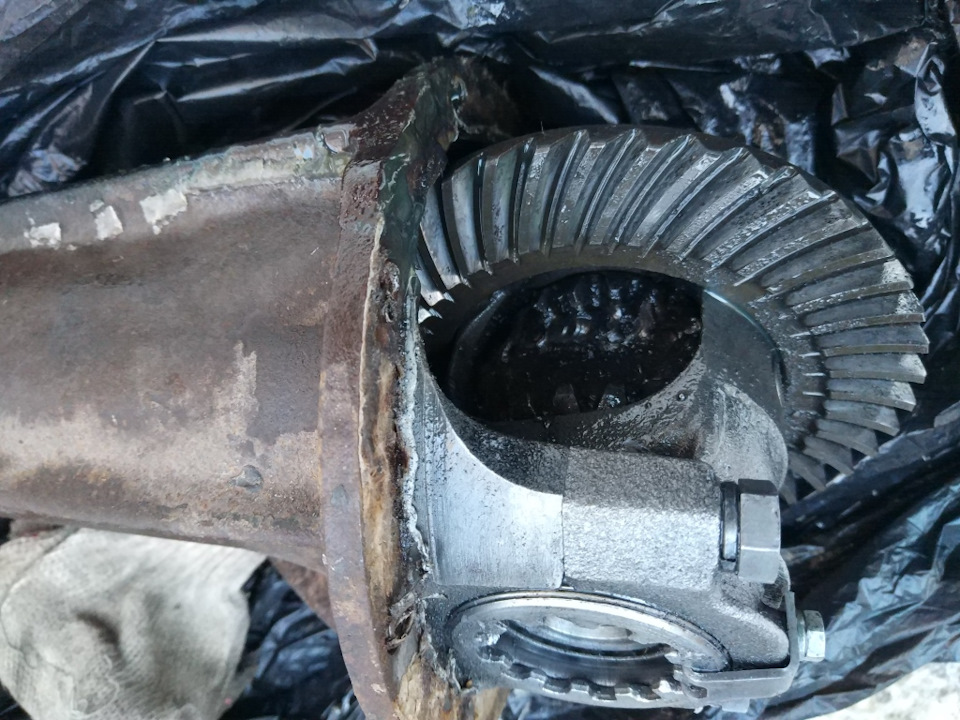 Заварка в РЗМ + двурядный подшипник в раздатку — Chevrolet Niva, 1,7 л ...