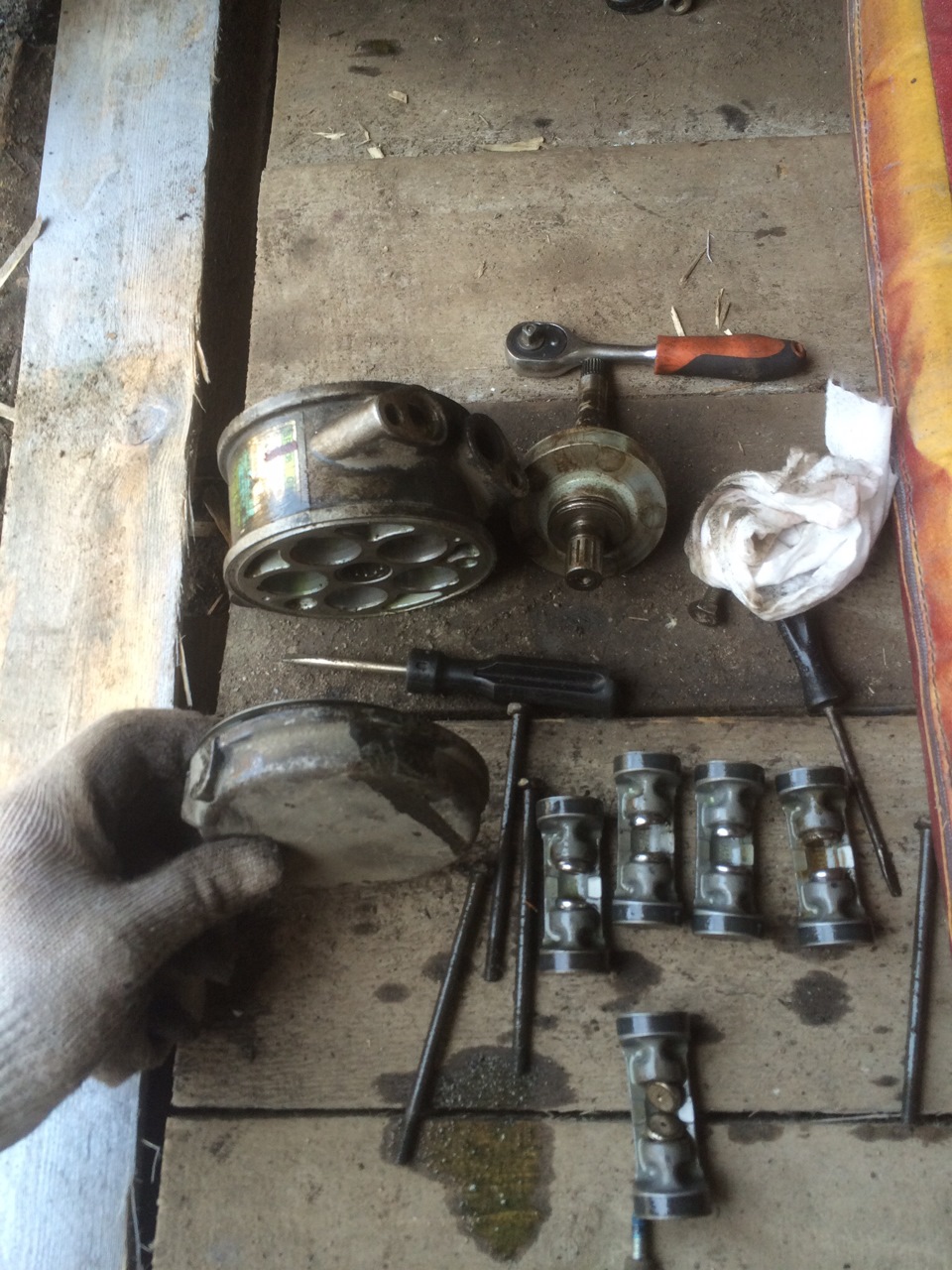 Снятие двигателя, клин компрессора кондиционера… — Chevrolet Spark ...