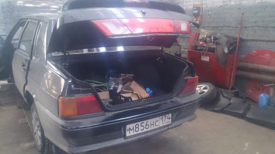 Победа над багажником! Уплотнители дверей от рено логан! — Lada 2115, 1 ...