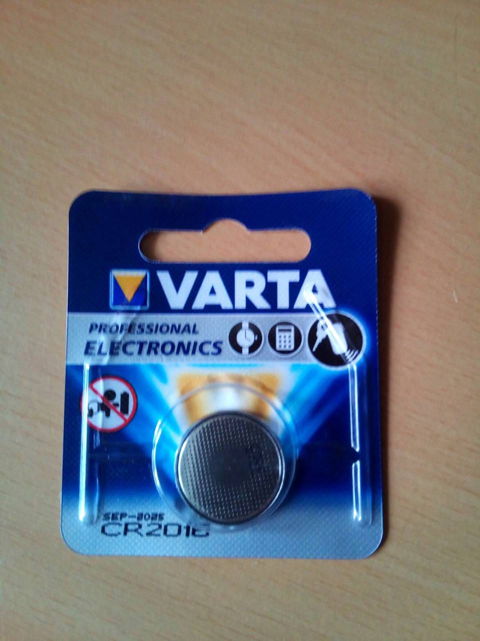 батарейка varta professional cr1/3n