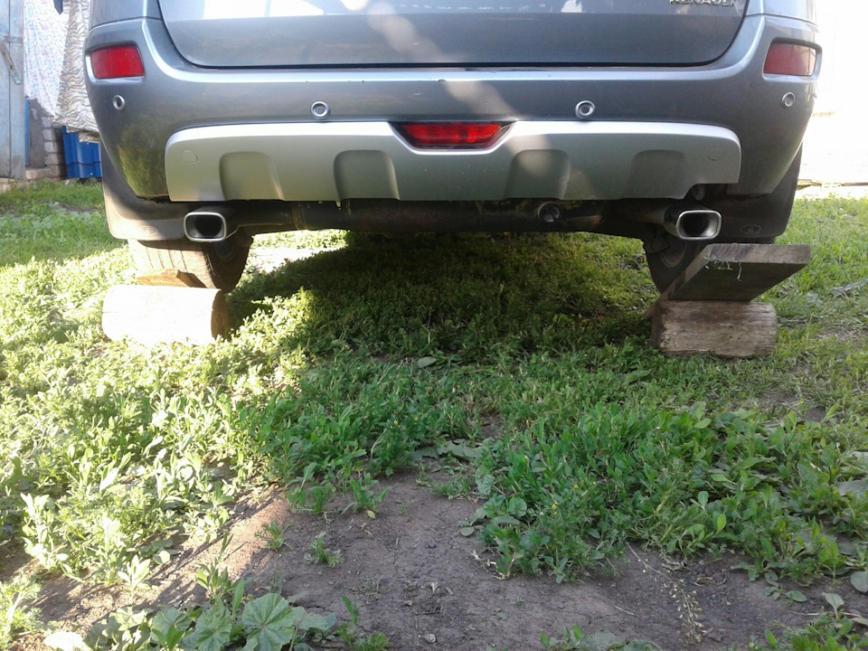 Покраска глушителя — Renault Koleos (1G), 2,5 л, 2008 года | своими ...