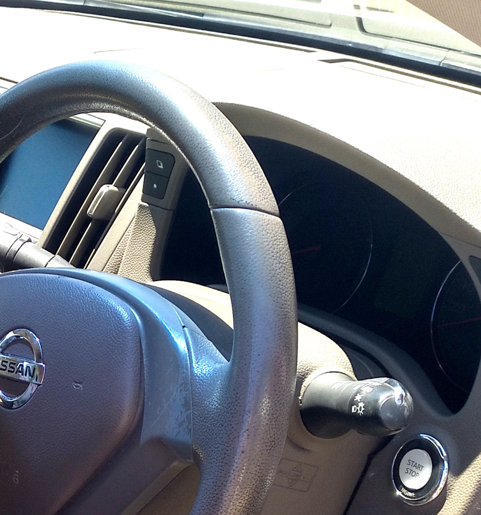 Новая кожа на руле — Nissan Skyline (V36), 2,5 л, 2008 года | своими ...