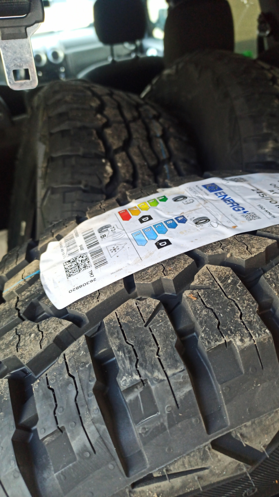 Nokian outpost a/t — Mitsubishi L200 (4G), 2,5 л, 2010 года | просто ...