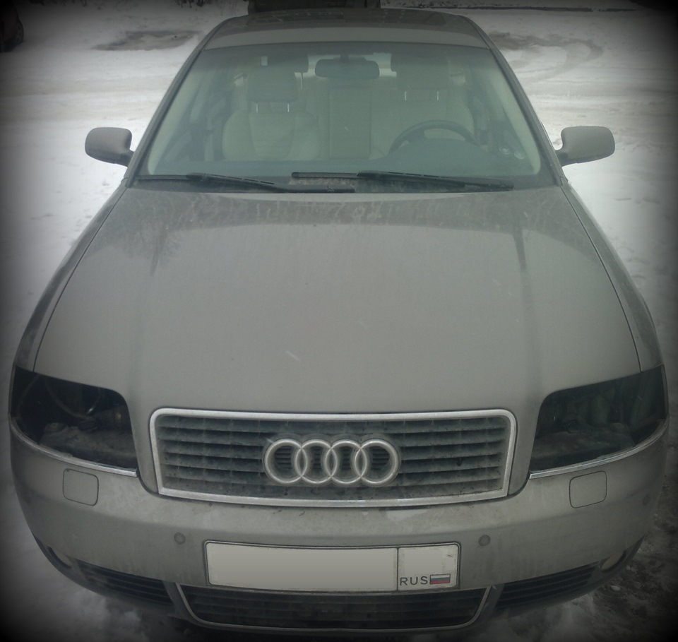 ДХО/Габарит в штатные фары.(+Видео) 06-07.03.2016г. — Audi A6 (C5), 2,7 ...