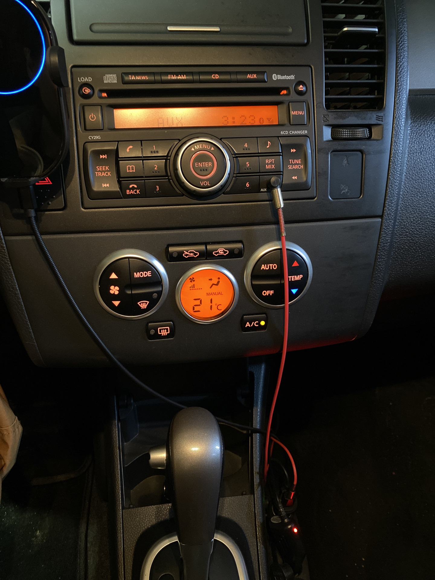 Музыка без проводов за 400р. Bluetooth ресивер — Nissan Tiida (1G), 1,6