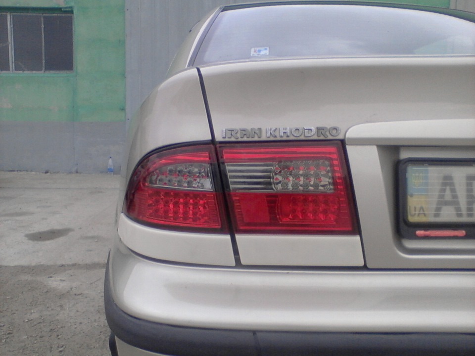 LED задние фонари… — Iran Khodro Samand, 1,8 л, 2007 года | тюнинг | DRIVE2