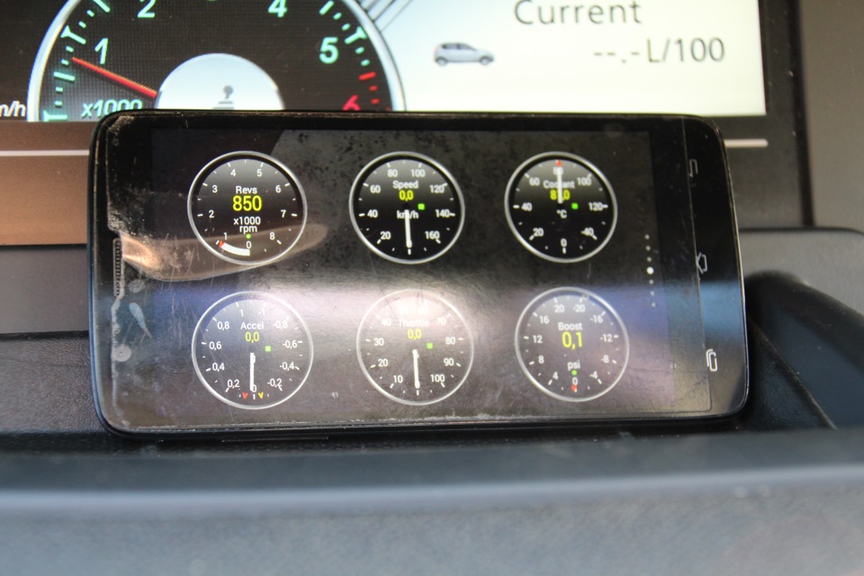 Автосканер беспроводный Roadweller RW-327BT — Renault Scenic III, 1,5 л ...