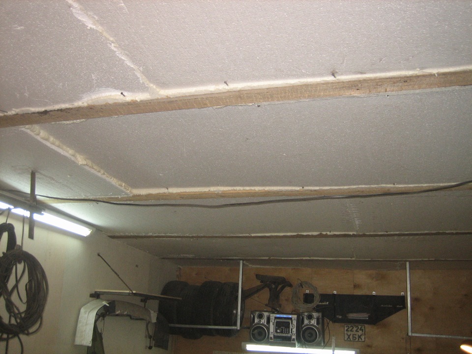 Аля натяжной потолок в гараж ! — Сообщество «Гаражные дела» на DRIVE2