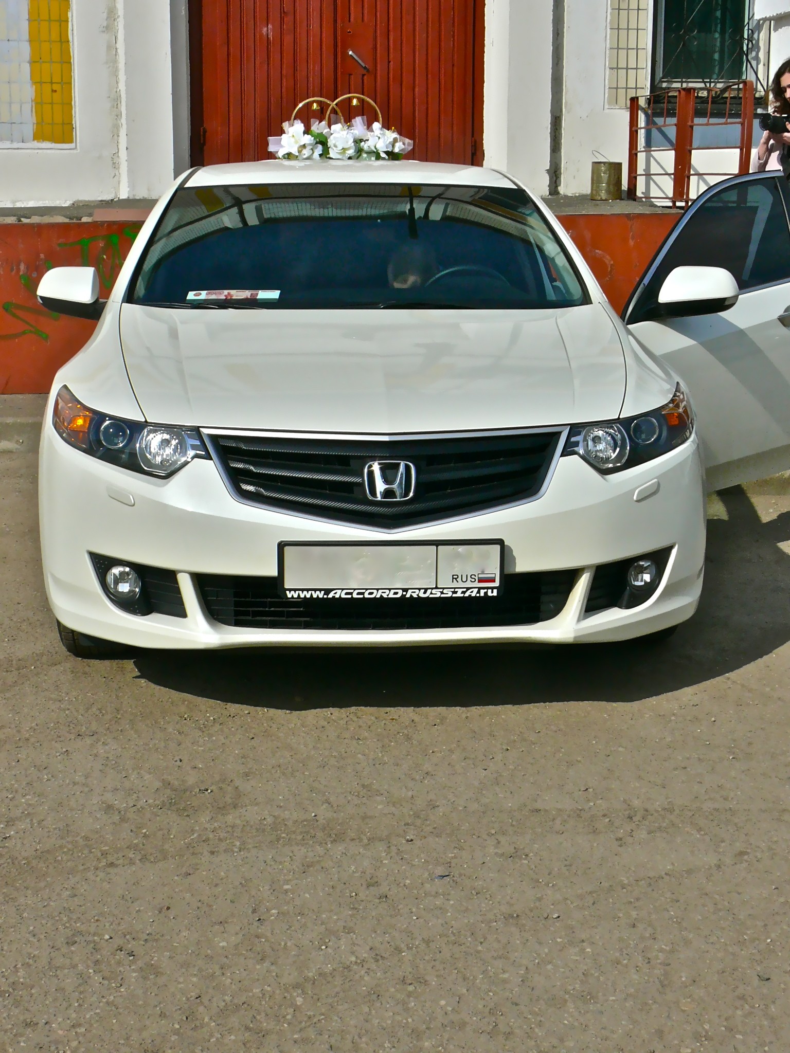 Машина жениха и невесты) — Honda Accord (8G), 2 л, 2010 года | просто так |  DRIVE2