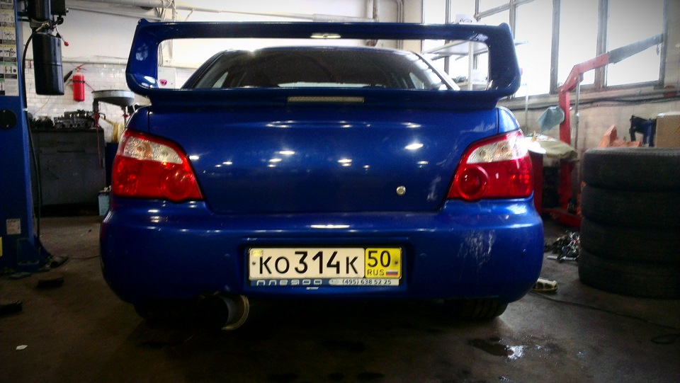 Абразивная полировка — Subaru Impreza WRX (GD/GG), 2,2 л, 2004 года ...