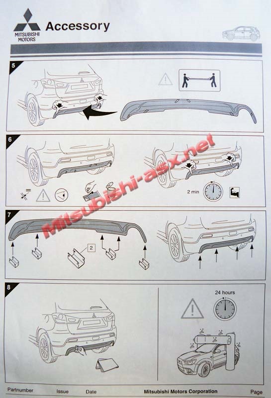Как снять задний бампер асх Всякая всячина - Mitsubishi ASX, 1,8 л, 2010 года тюнинг DRIVE2