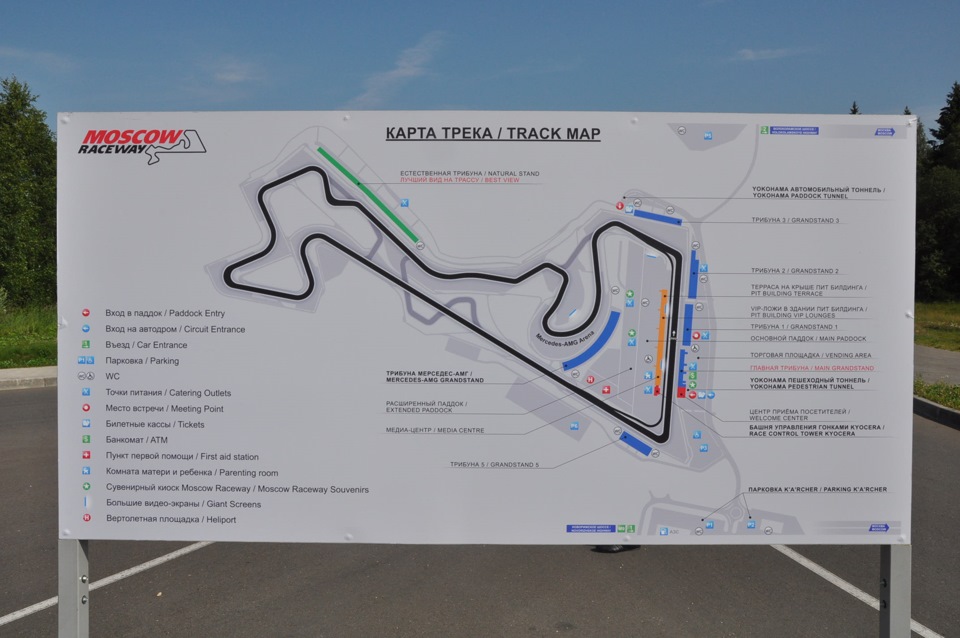 Moscow raceway карта трассы