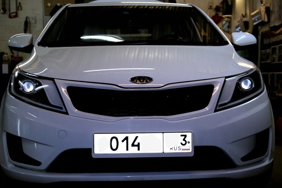 Kia rio 3 тюнинг фар