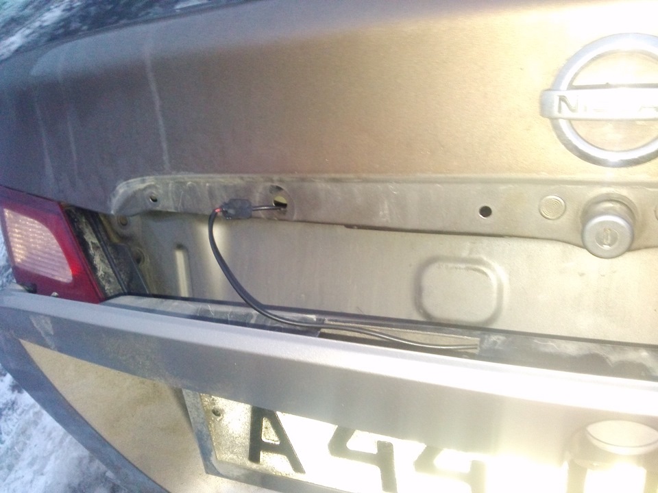 Была заглушка, пришлось удалить — Nissan Almera II (N16)