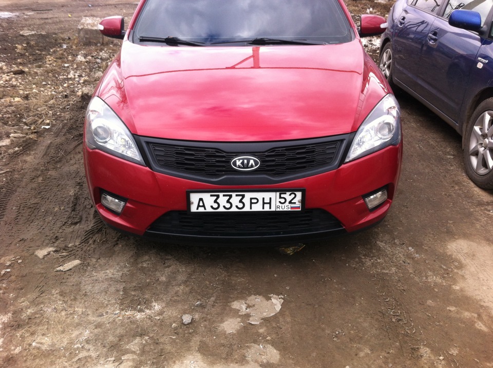 Kia Ceed 2010 антихром