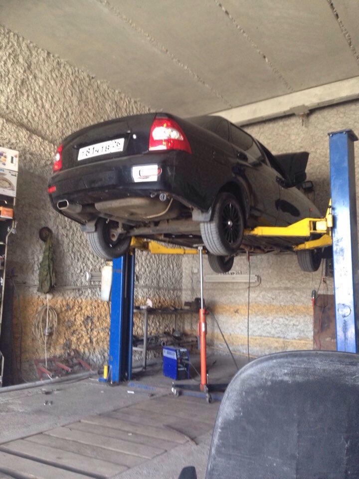 Установка выхлопа стингер+резонатор+паук 4-2-1 спорт — DRIVE2