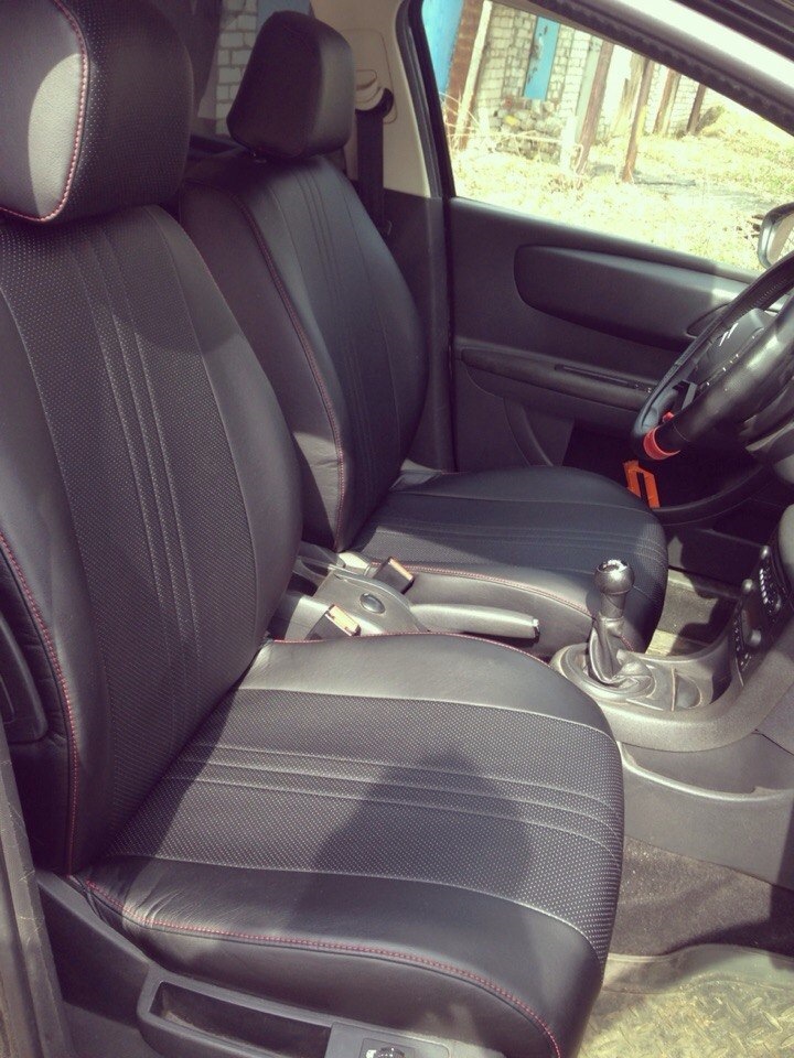 Чехлы из эко кожи для Ситроенчика — Citroen C4 (1G), 1,6 л, 2010 года ...