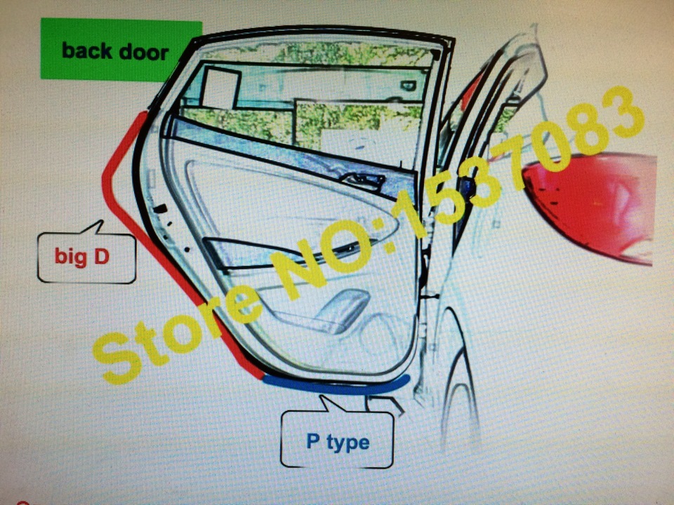 Уплотнители для дверей и капота — Nissan X-Trail III (t32), 2 л, 2015 ...