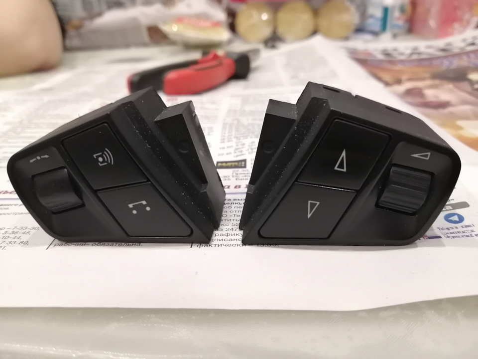 Замена кнопок громкости на руле. — Opel Antara, 3 л, 2013 года | просто ...