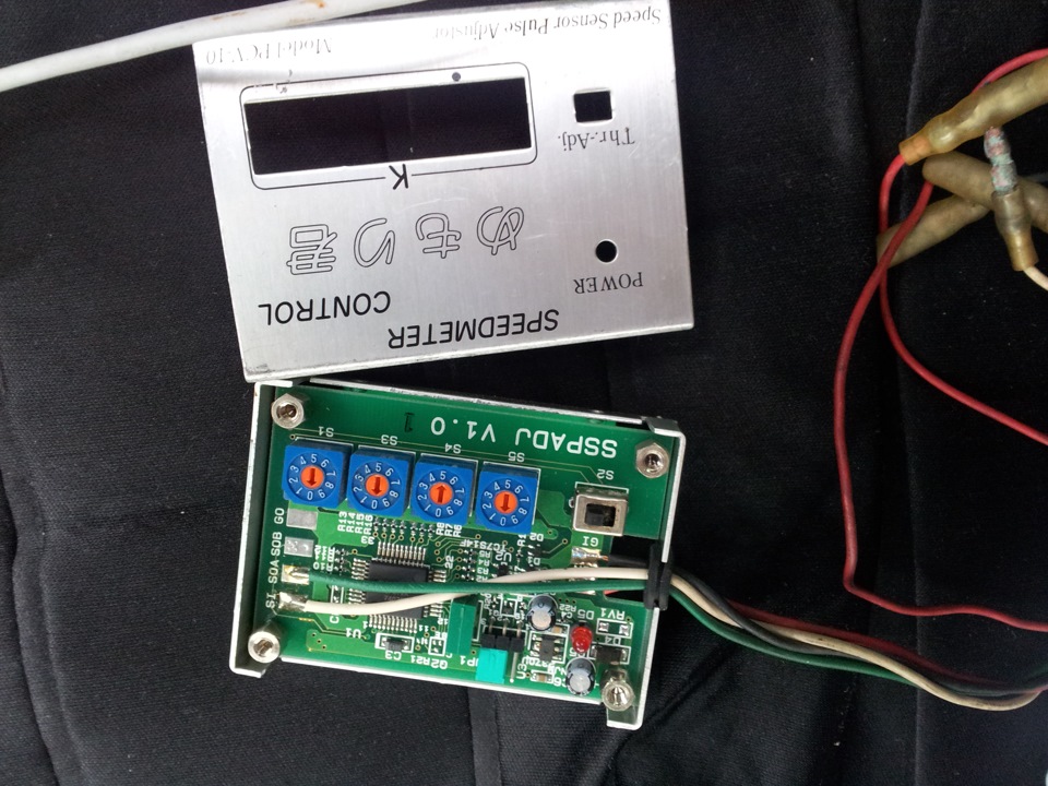 Корректор спидометра своими руками схема
