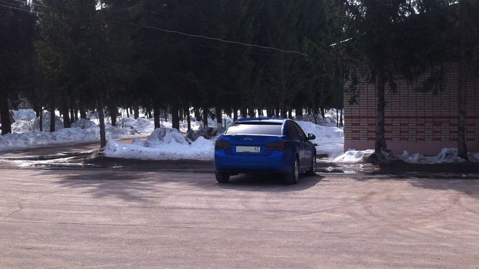 пленка hexis на задние фонари — Chevrolet Cruze (1G), 1,6 л, 2010 года ...