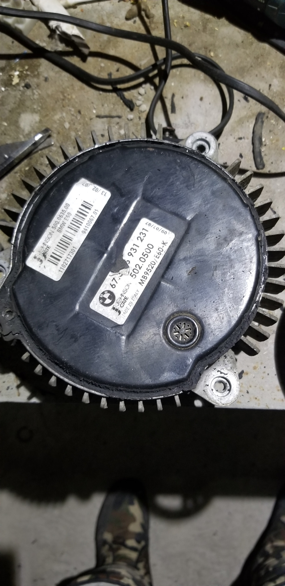 замена подшипников вентилятора радиатора n52 — DRIVE2