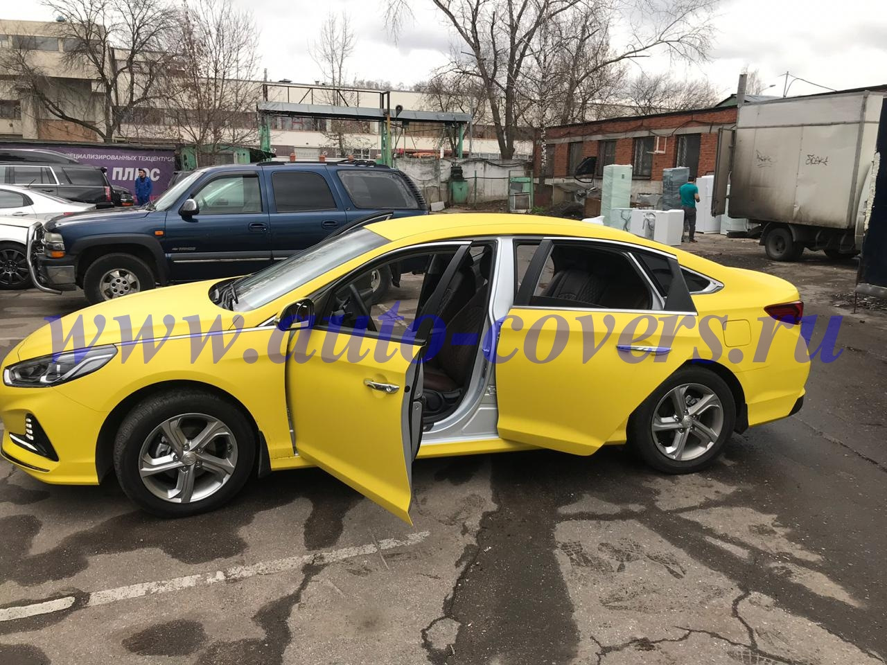 Чехлы на Хендай Соната 2019 "И снова Такси". — auto-covers.ru на DRIVE2