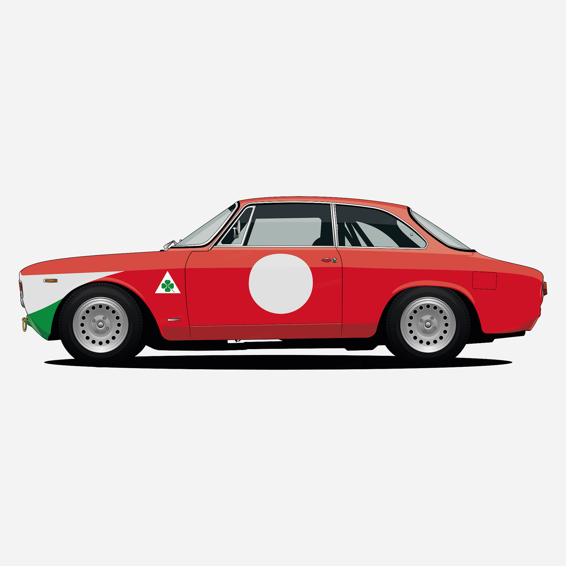 Рисунок Alfa Romeo Giulia Sprint GTA — DRIVE2