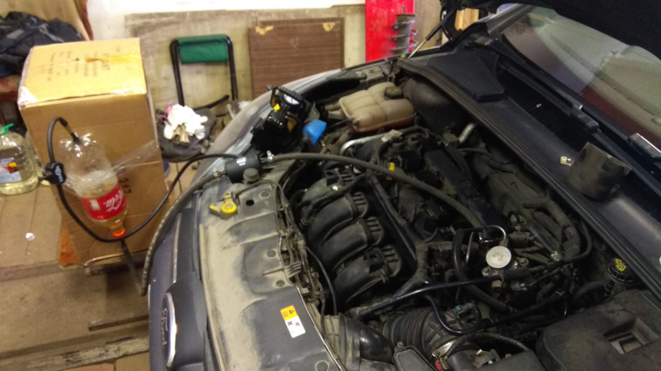 Чистка впуска GDI и промывка форсунок. — Ford Focus Hatchback III, 2 л ...