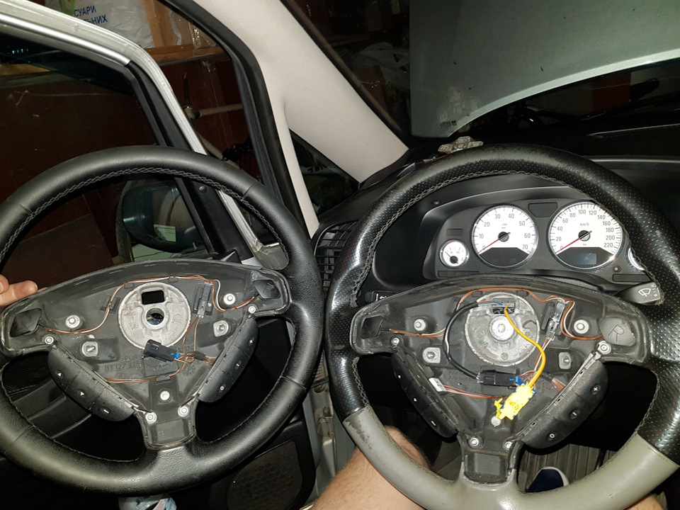 Подскажите как устранить без компьютера ошибку airbag. Замена рулевого ...